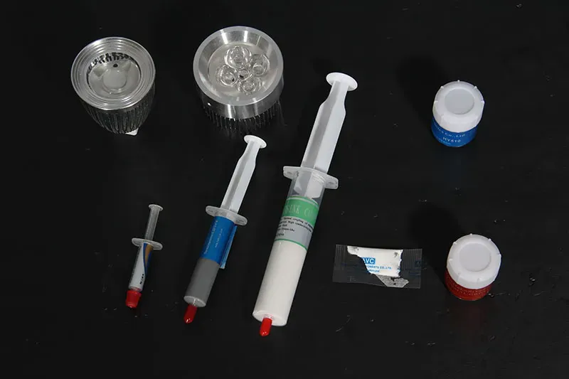thermal paste and thermal gel for led light